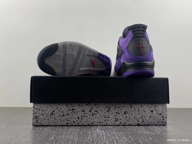 Rep Scott Purple x 4 Suede Air Travis Jordan 0630